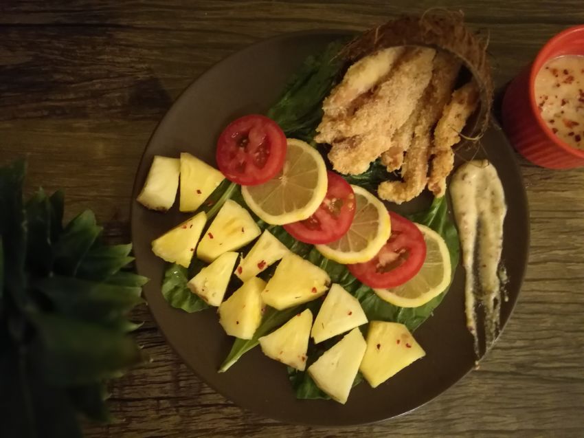 Chicken Pina Colada Salad
