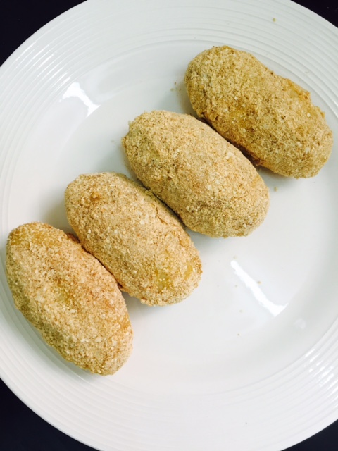Potato and beef croquettes