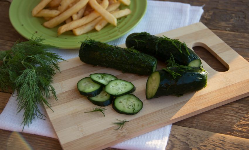 Quick Salted Cucumbers