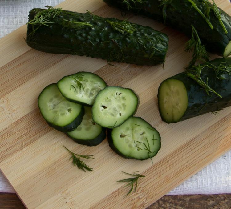 Quick Salted Cucumbers