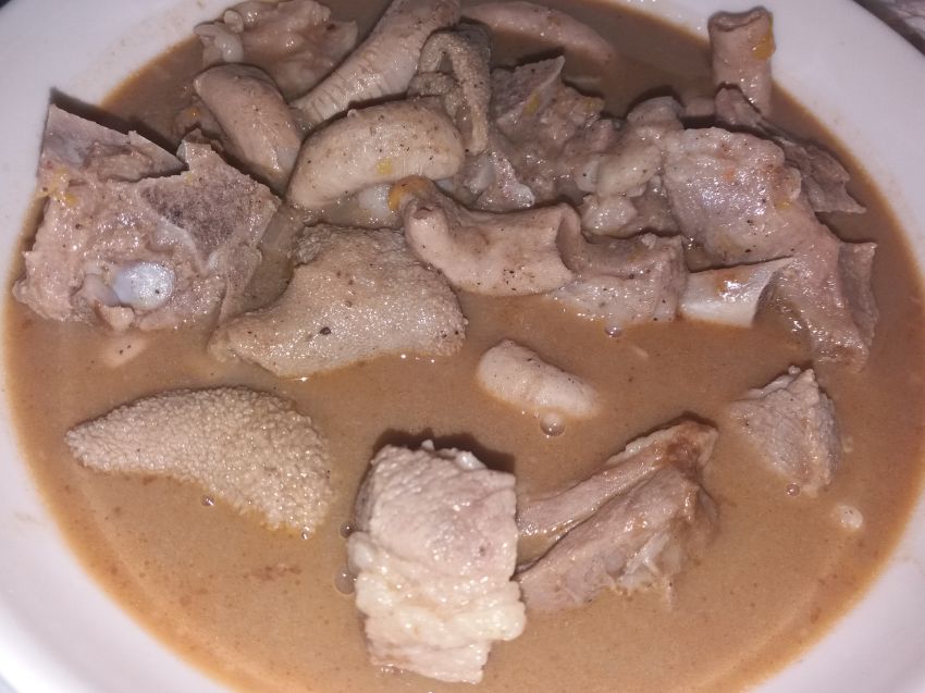 Goat Meat Peppersoup 