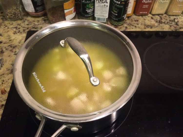 Potato Soup with Almonds