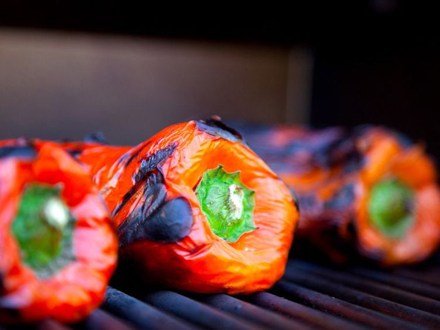Roasted Red Pepper with Goat Cheese