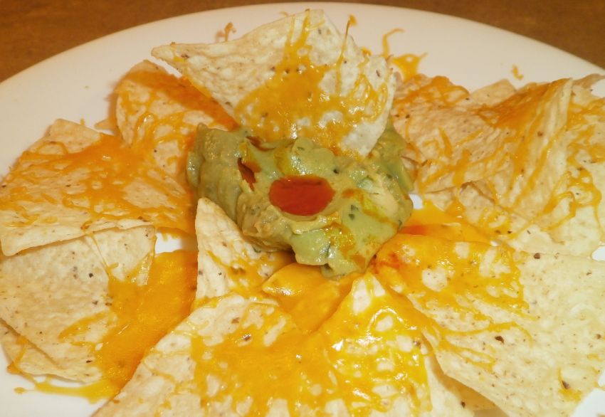 Avocado Chips with Cheese