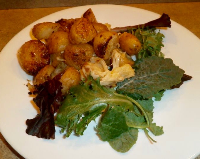 Easy Oven-Fried Salad Potatoes