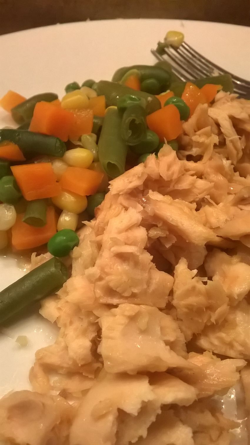 Steamed Salmon 