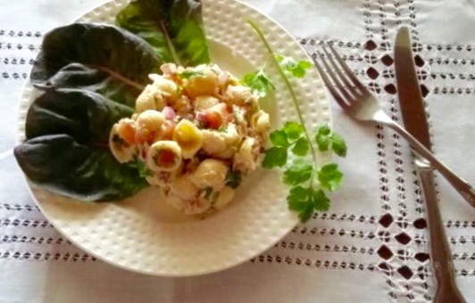 Tuna+Pasta Salad: Ensalada de caracolitos