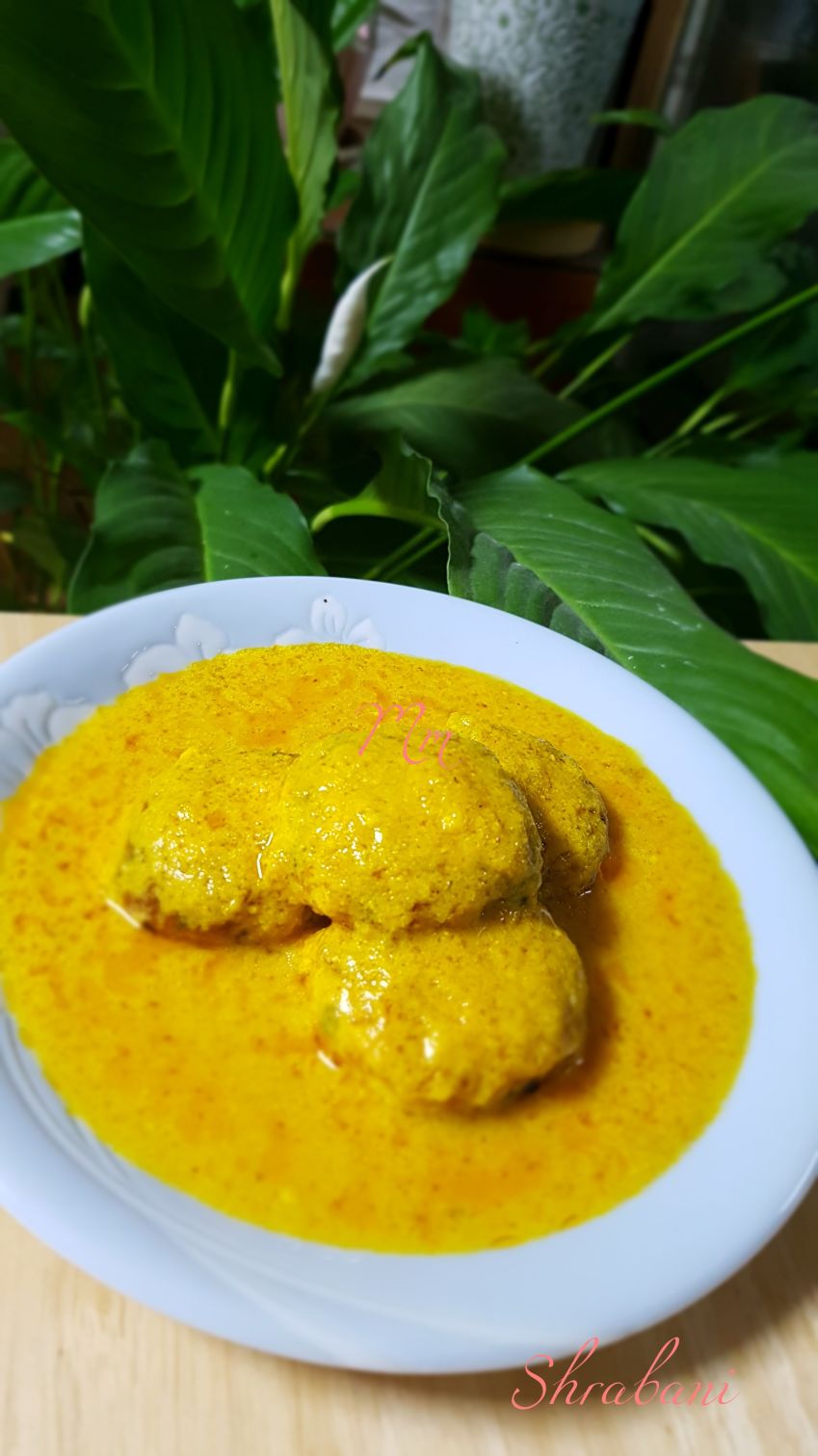 Methi malai kofta/fenugreek cheese balls in creamy sauce 