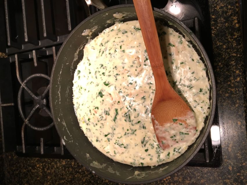 Garlic Alfredo sauce 