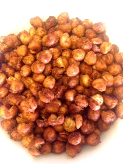 oven roasted chickpeas