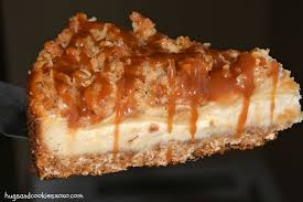 Caramel Apple Crumble Cheesecake