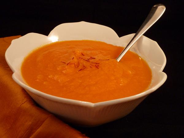 Carrot Saffron Soup