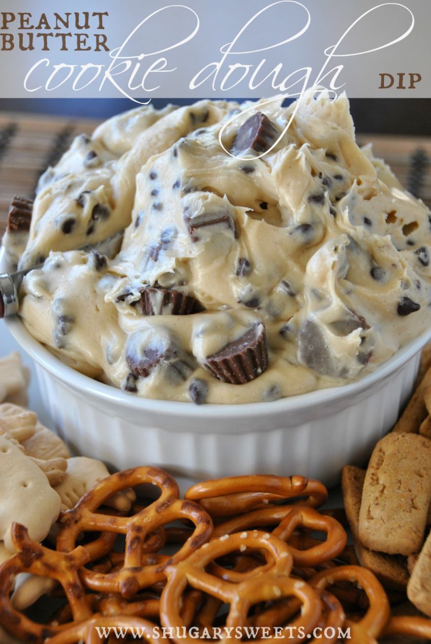  PRINT RECIPE Reese's Peanut Butter Cookie Dough Dip