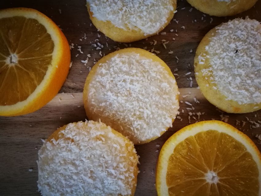 Coconut Orange Butter Cookies