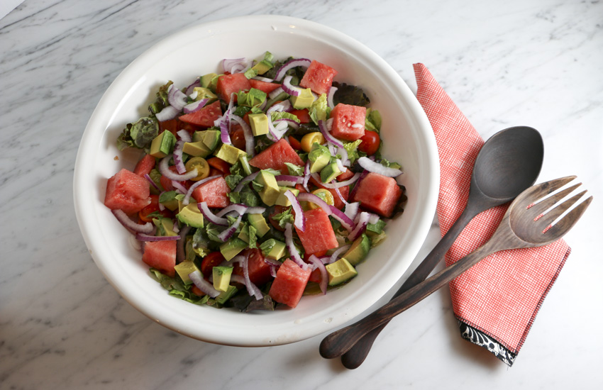 Flank Steak & Watermelon Salad