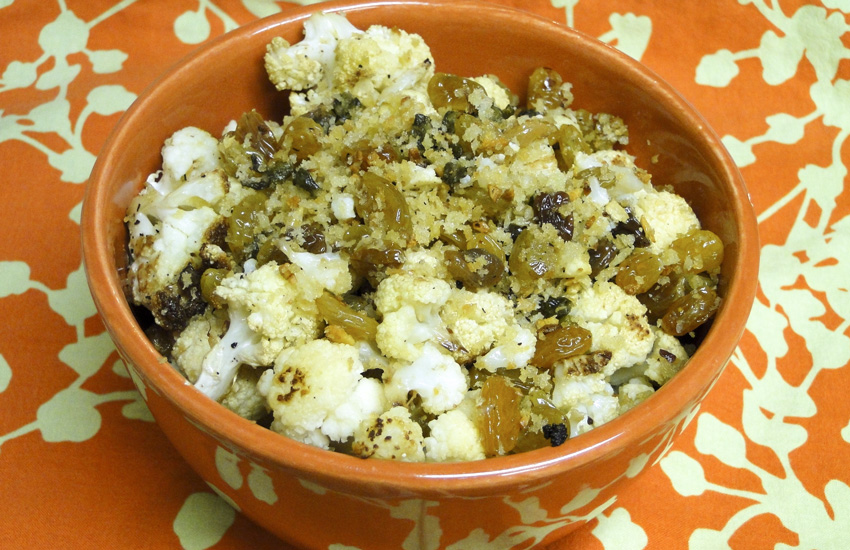 Roasted Cauliflower With Capers