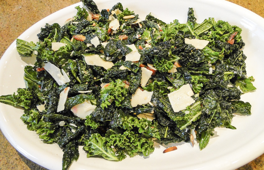 Kale Salad With Dates And Almonds