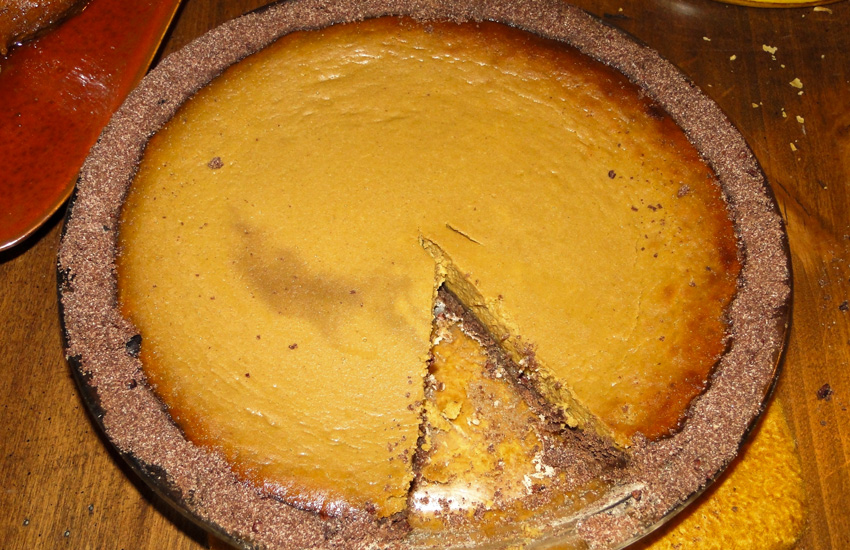 Pumpkin Pie With Espresso