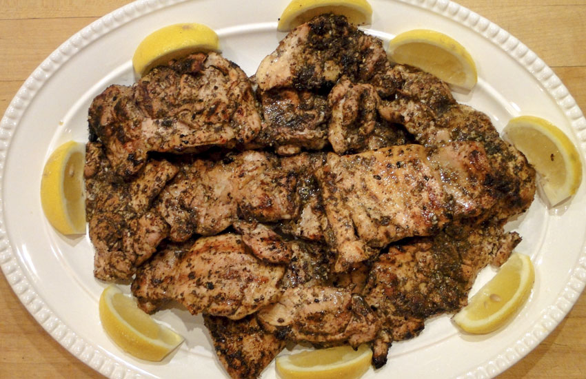 Za'atar And Lemon Grilled Chicken