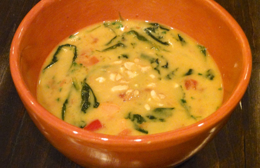African Curried Vegetable & Coconut Soup