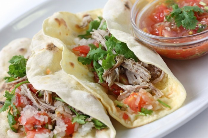 Slow-cooked Carnitas With Minted Tomatillo Salsa