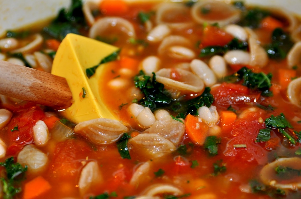  Fish, tomato, saffron and white bean soup